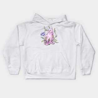 Pastel Kitty Kids Hoodie